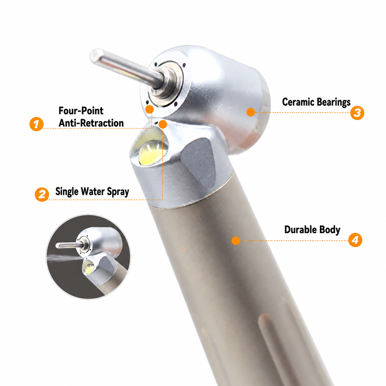 45° Surgical LED Dental Handpiece