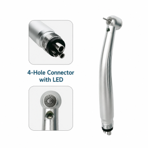 Threefold sprays LED dental handpiece