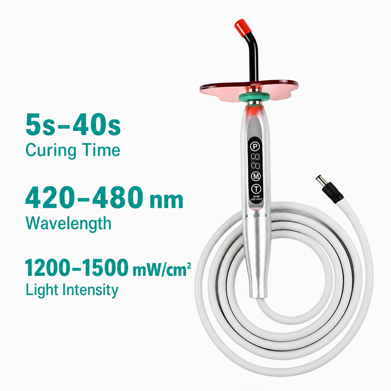 LED Curing Light with 1 Second Curing Time