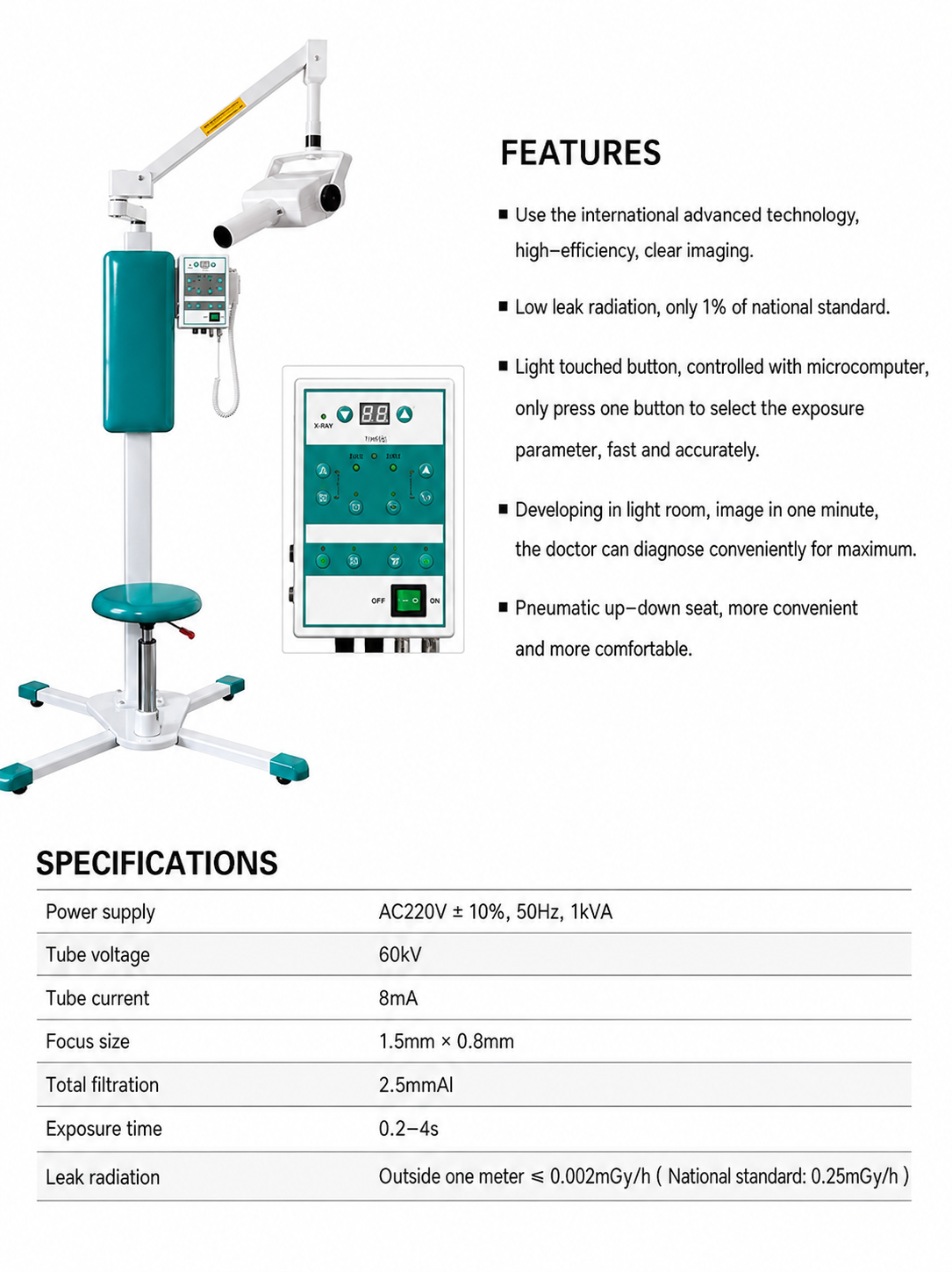 Vertical X-Ray Machine