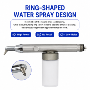 Aluminum Oxide Microblaster with Water Spray