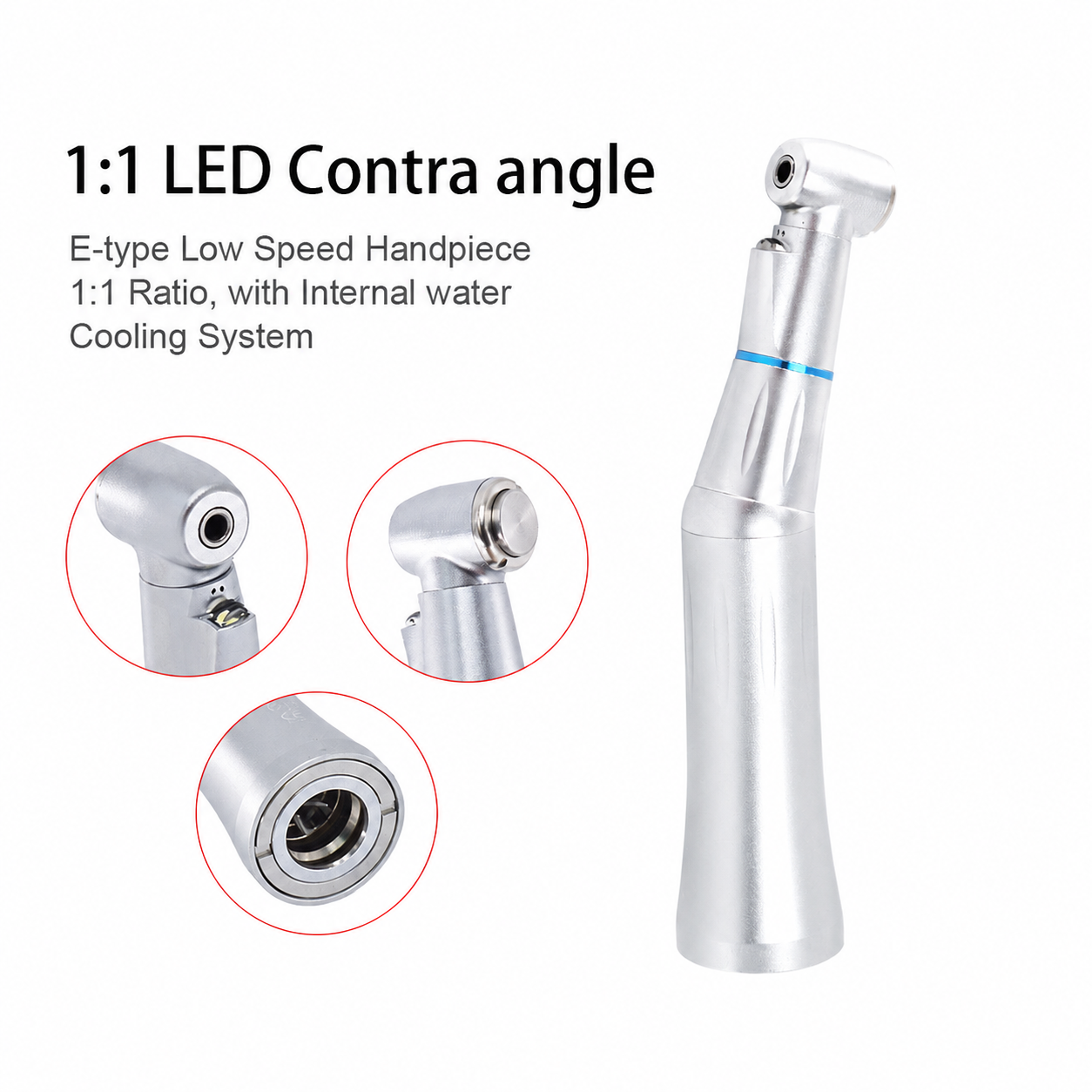 New Low Speed Internal LED Contra Handpiece