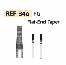 846 FG Flat Conical Diamond Bur (5 pcs)