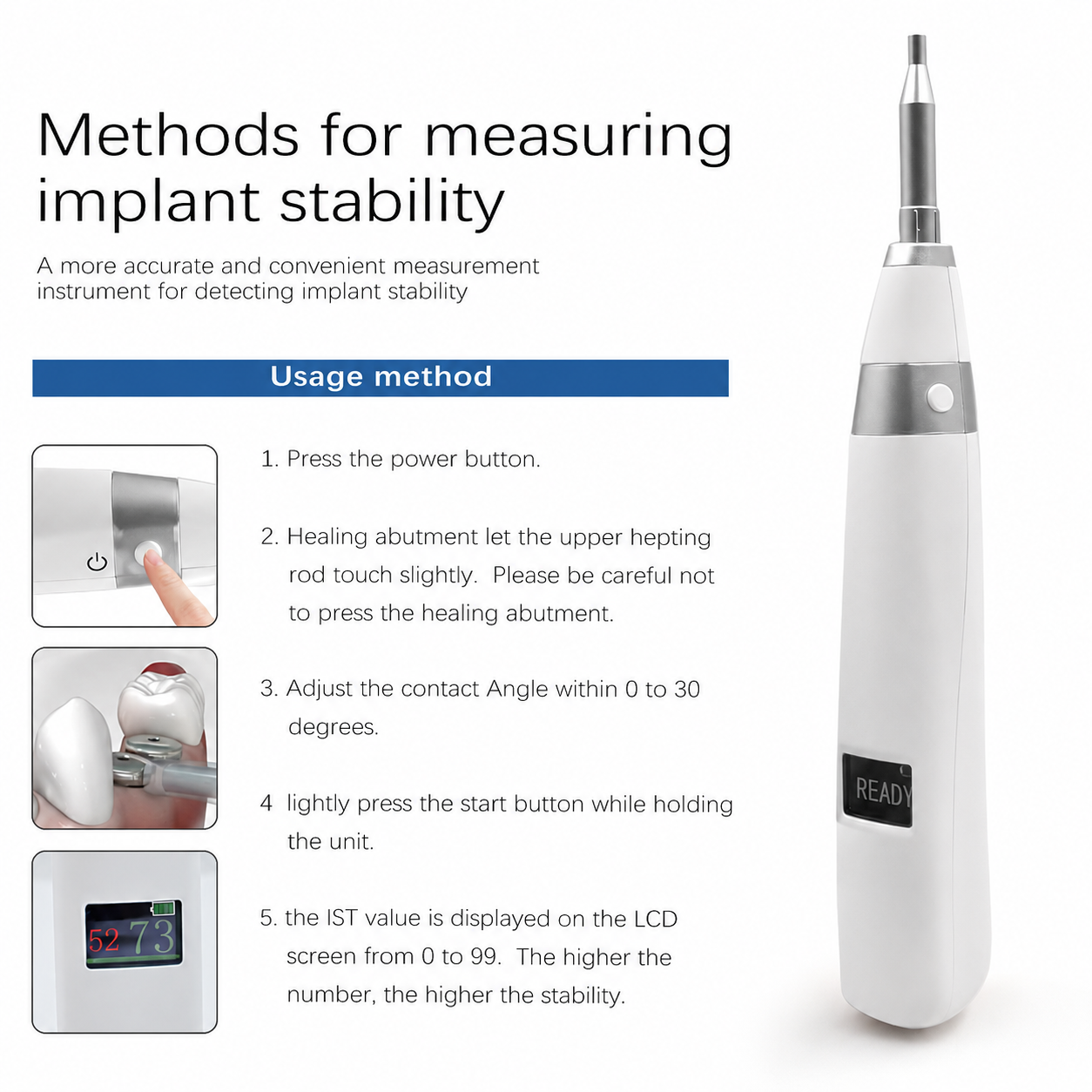 Implant stability meter