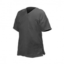 Men's Sanitary Jacket with V-Neck and Pockets for Dental Clinics