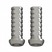 Temporary Ti Cylinder direct prosthesis Implant external connection wide platform