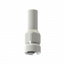 Provisional cylinder single abutment implants external connection regular platform