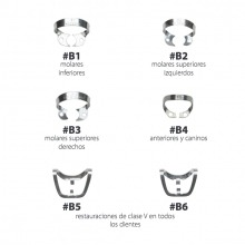 Universal Clamps with gingival retraction