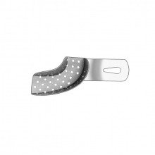 402C 1/2 R / 3 PERFORATED TRAY for PARTIAL DENTAL IMPRESSIONS