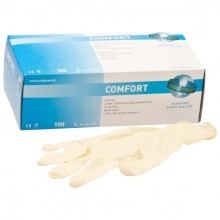 Comfort: Powder-Free Latex Gloves (100 units)