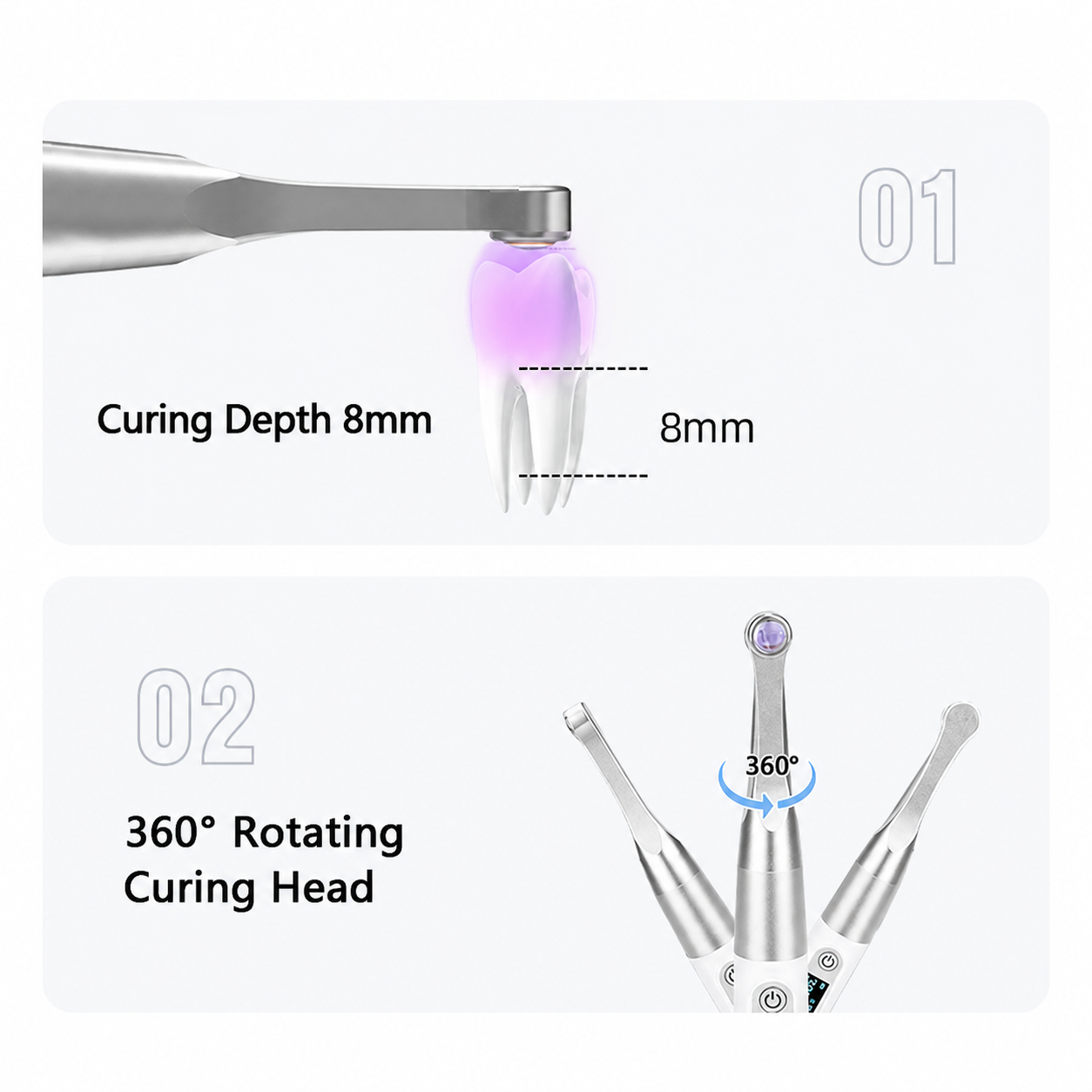 LED Curing Light 1 sec Curing