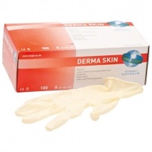 DERMA SKIN: Latex Powder Free Gloves (100 pcs)