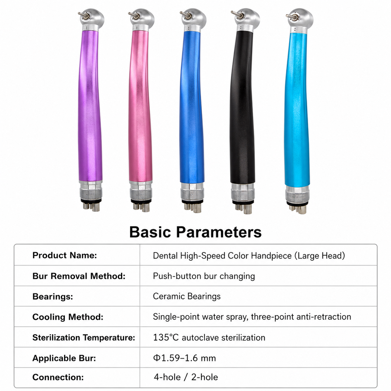 Colorful Dental Handpiece