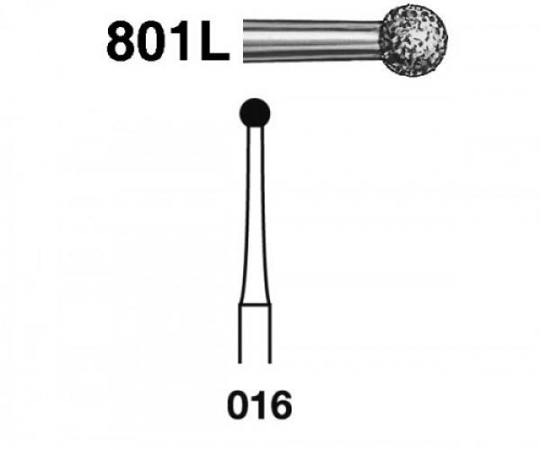 801L Diamond Round Burs for FG (5 pcs)