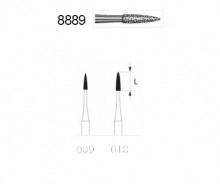 Flame Bur 889 Diamond for FG (5 pcs)