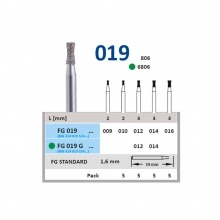 Diamond bur FG019 FIG. 806- 5 units