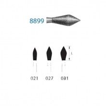 8899.314 Flame Diamond FG Burs (5 pcs)