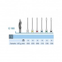 Bur for G180A - coronal third preparation burs (6 pcs.)