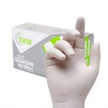 Latex gloves with powder (100 pcs)