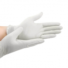 Powder-free latex gloves (box of 100)