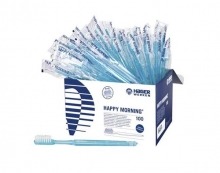 HAPPY MORNING disposable brushes c/ built-in paste (100u.)