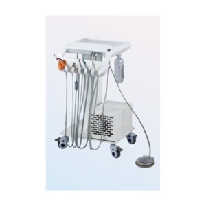 Dental mobile cart with air compressor