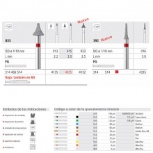833 FG Special Shape Diamond Bur (6 pcs)