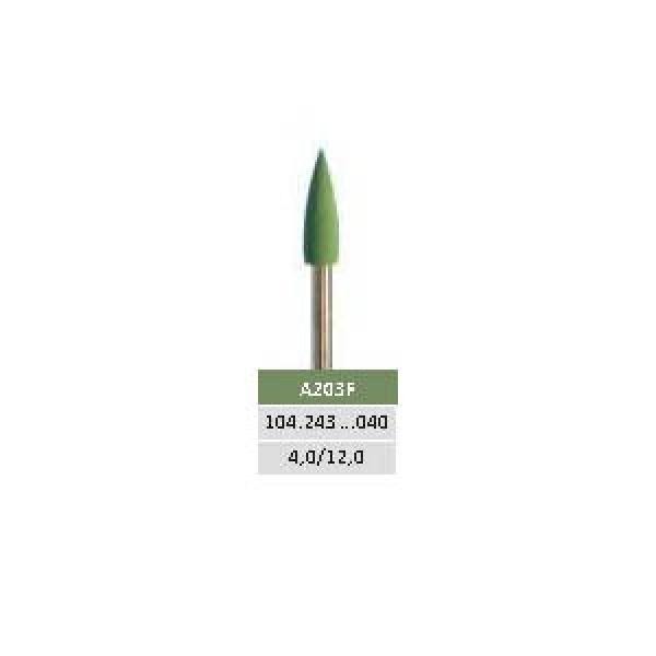 Grey Thick Dental Polishers for Soft Finishes - 10 Units