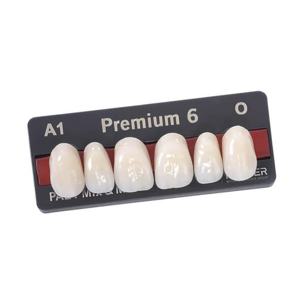 Premium: Upper Anterior Acrylic Teeth (6 units)