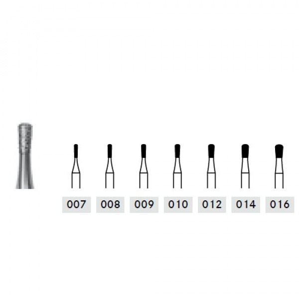 6830RL.314 burs. Diamond Pear FG (5 pcs)