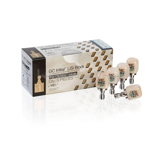 Initial LiSi Block Lithium Disilicate CAD/CAM Block 5 pcs