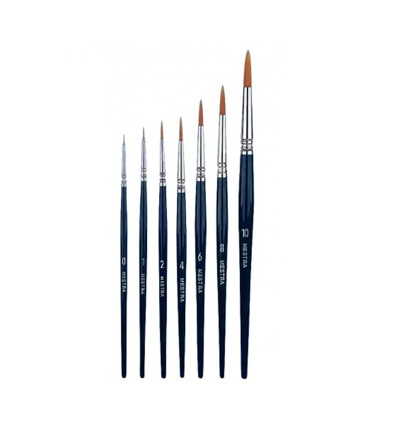 Aesthetic Toray-type round tip brush