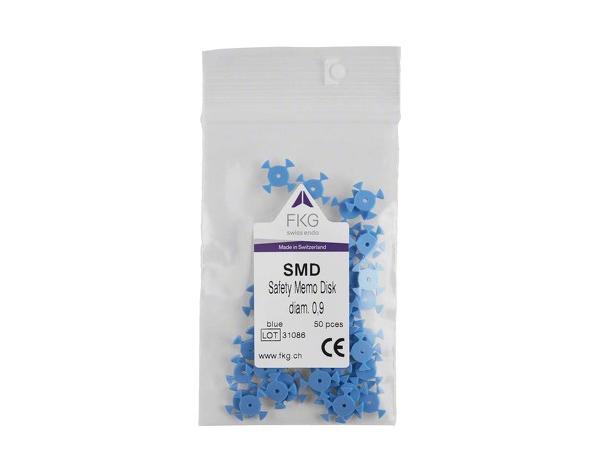 Safety Memo Discs Blue 0.9 mm – Pack of 50