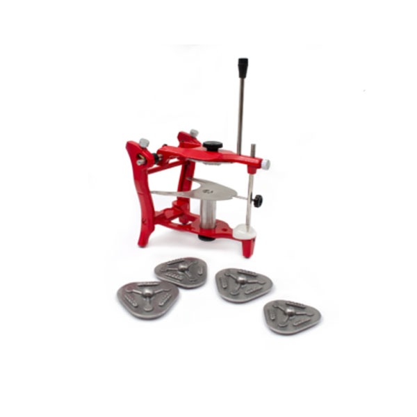 Balanced Articulator with Plates for Precise Dental Occlusion
