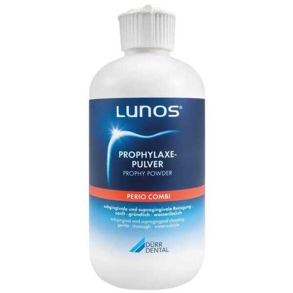 Lunos Perio Combi Prophylactic Powder 4x100g for Subgingival & Supragingival Cleaning