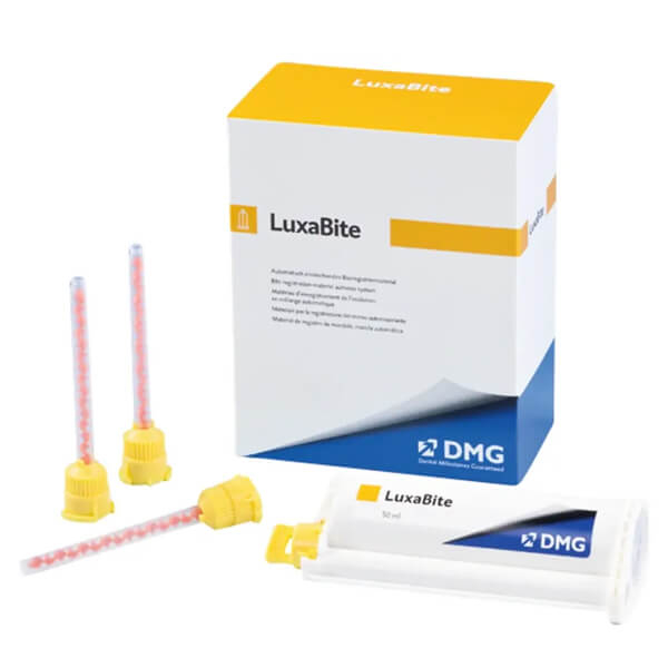 LUXABITE AUTOMIX Bite Registration Material 1x50g with 15 Mixing Tips