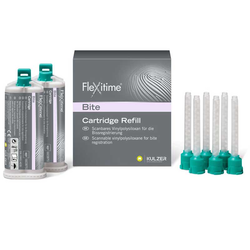 Flexitime Bite: Silicone for Scannable Bite Registration (2 x 50 ml)
