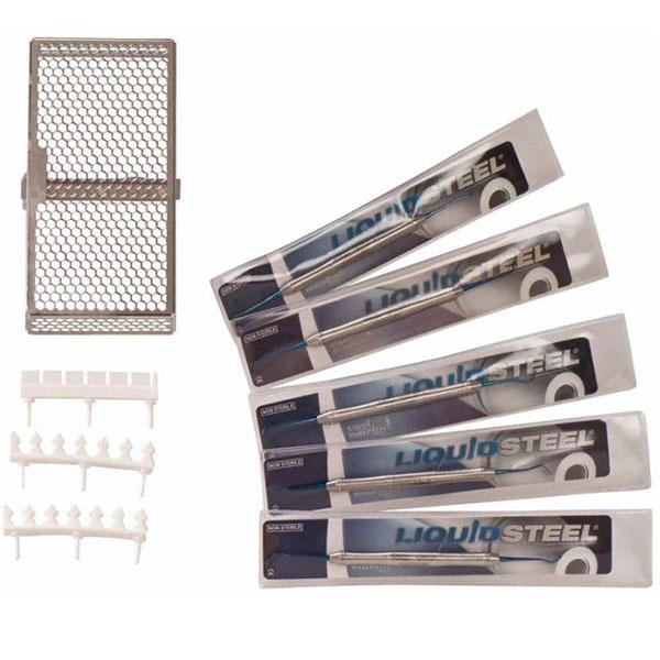Compo-Tray Plasma with Clips for Dental Instrument Storage