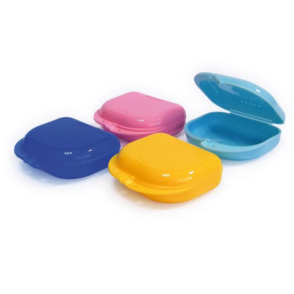 ASSORTED COLOURED ORTHODONTIC BOXES 12pcs.