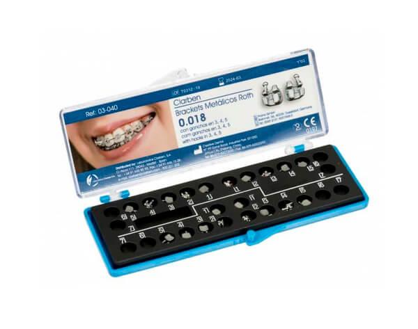 Roth Metallic Brackets Kit for Orthodontic Treatments