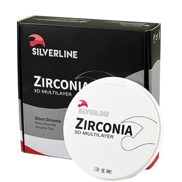 Multilayer 3D: Zirconia Discs 98 mm in Diameter