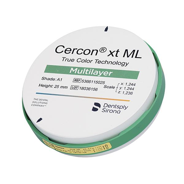 CERCON BASE XT ML Zirconium Disc for CAD-CAM Milling (1 pc)