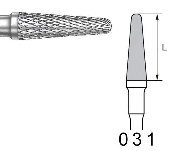 H79EFL.104 Bur. PM Rounded Conical (5 pcs)