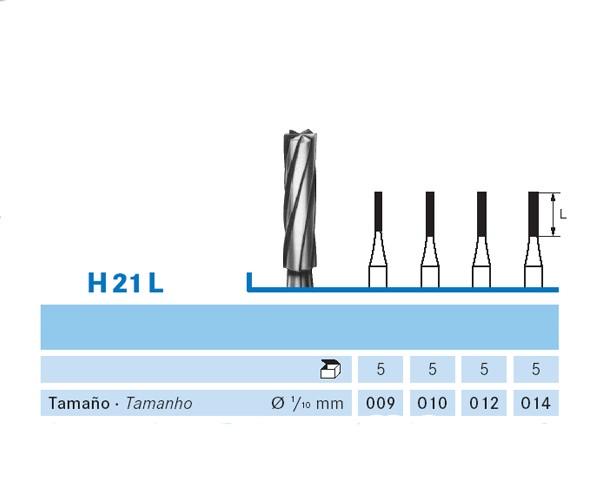 H21L.104 Bur. Flat Cylinder PM (5 pcs)