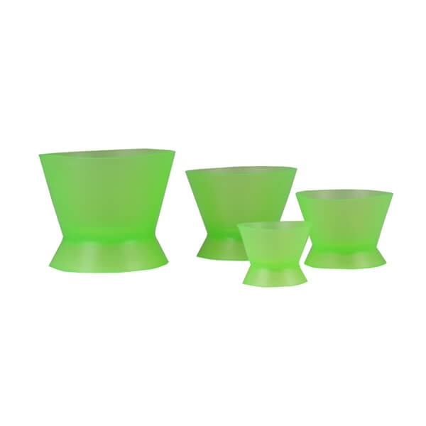 Dappen Silicone Cups Set of 4 for Dental Use