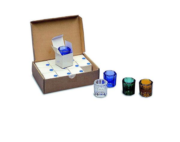 Dappen cups in various colours (12 pcs)