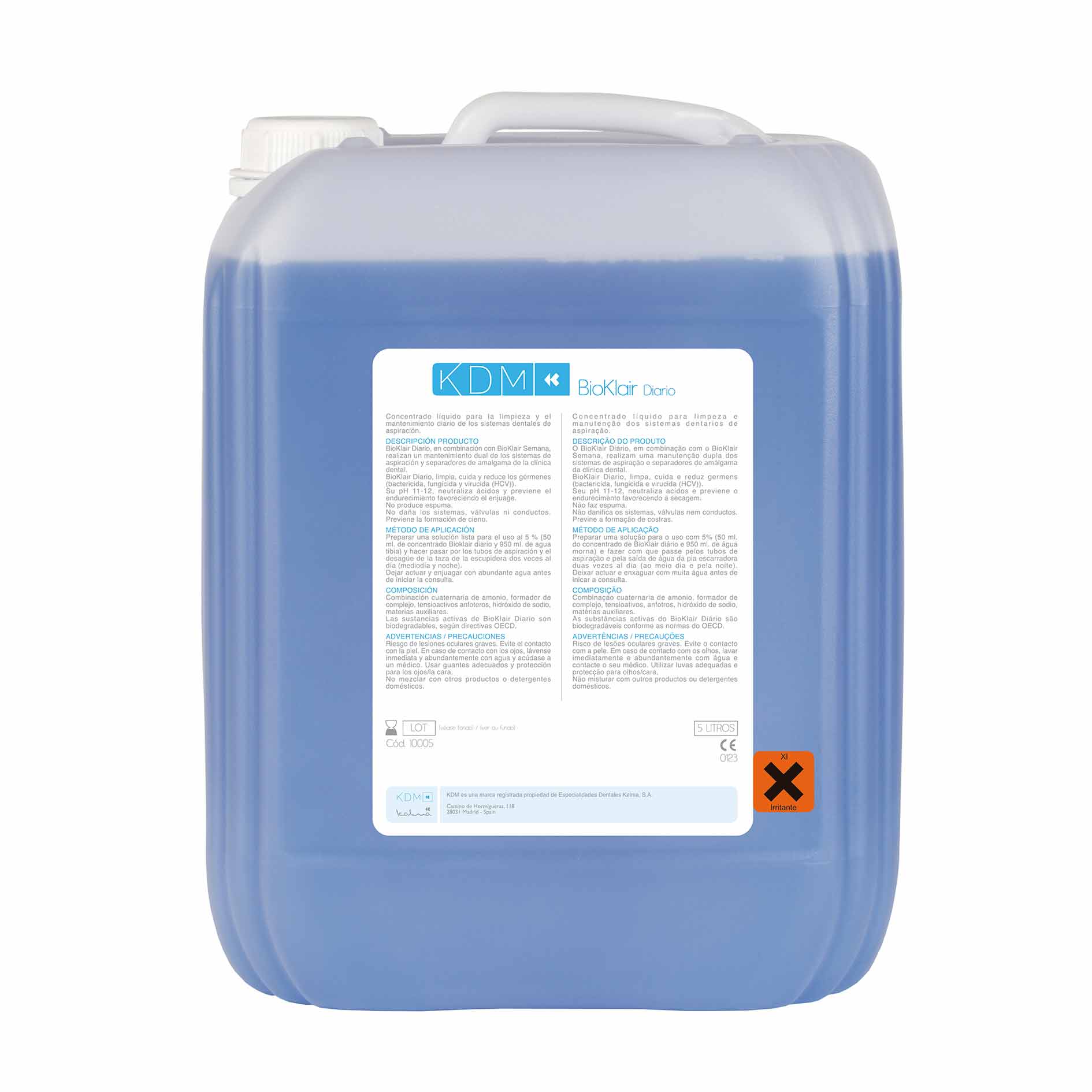 Bioklair Daily: Cleaner for Suction Systems (5 L)