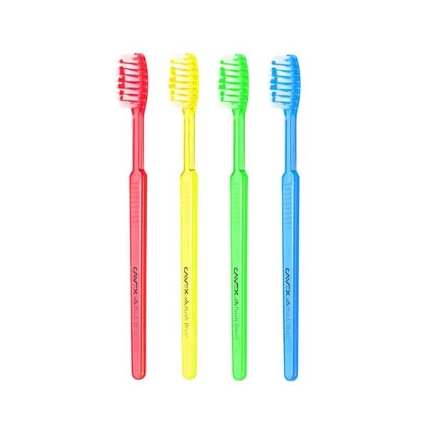Cavex Rush Brush Disposable Toothbrush Set with Incorporated Gel, 100 pcs