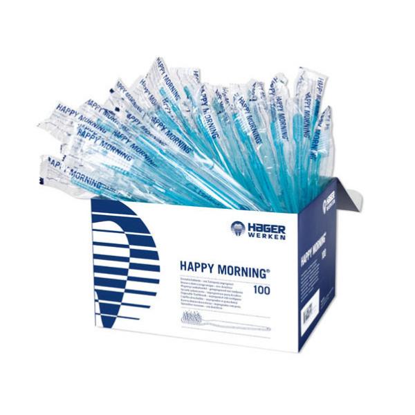 HAPPY MORNING disposable brushes c/ built-in paste (100u.)