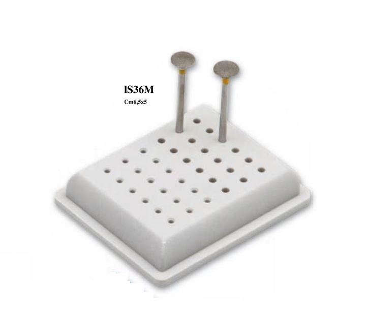 Plastic Dental bur holder with Lid